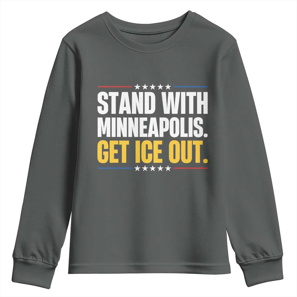 Stand With Minneapolis Youth Sweatshirt Minnesota Community Support Gift