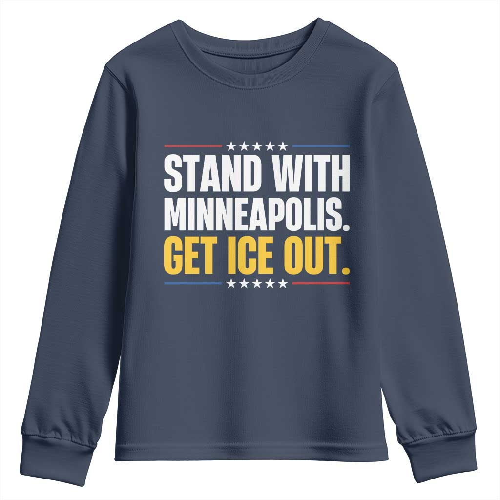 Stand With Minneapolis Youth Sweatshirt Minnesota Community Support Gift