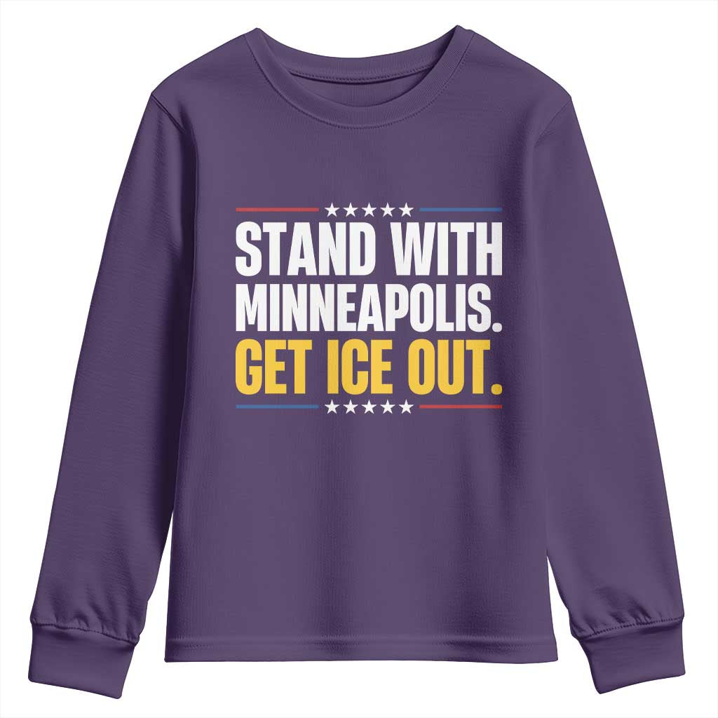 Stand With Minneapolis Youth Sweatshirt Minnesota Community Support Gift