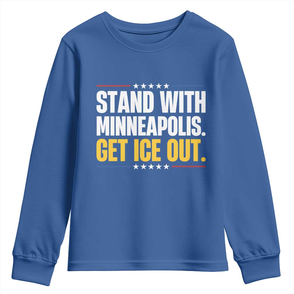 Stand With Minneapolis Youth Sweatshirt Minnesota Community Support Gift