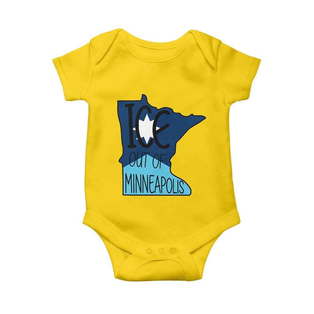 Ice Out Of Minneapolis Baby Onesie Minnesota Community Support Gift