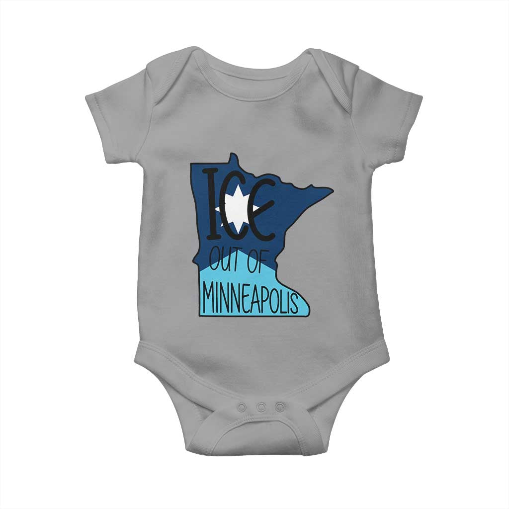 Ice Out Of Minneapolis Baby Onesie Minnesota Community Support Gift