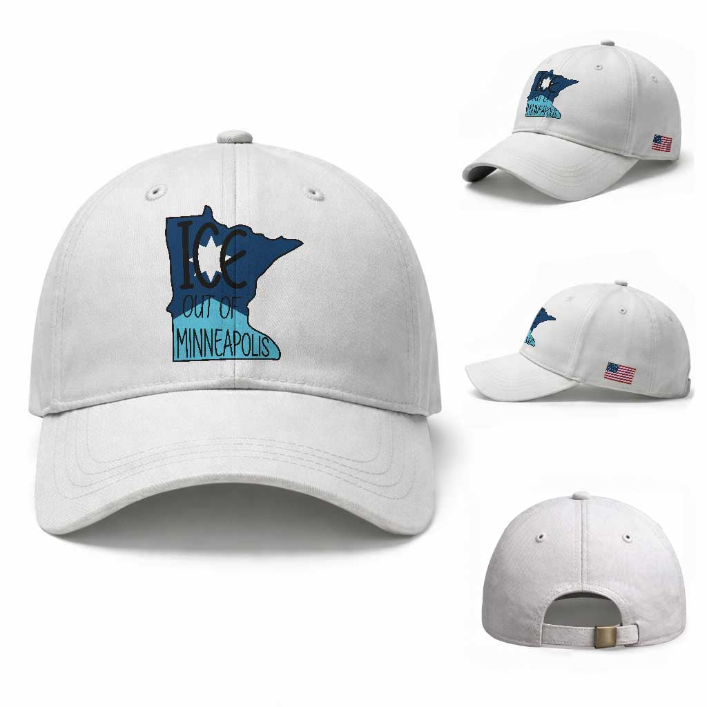 Ice Out Of Minneapolis Baseball Cap Minnesota Community Support Gift