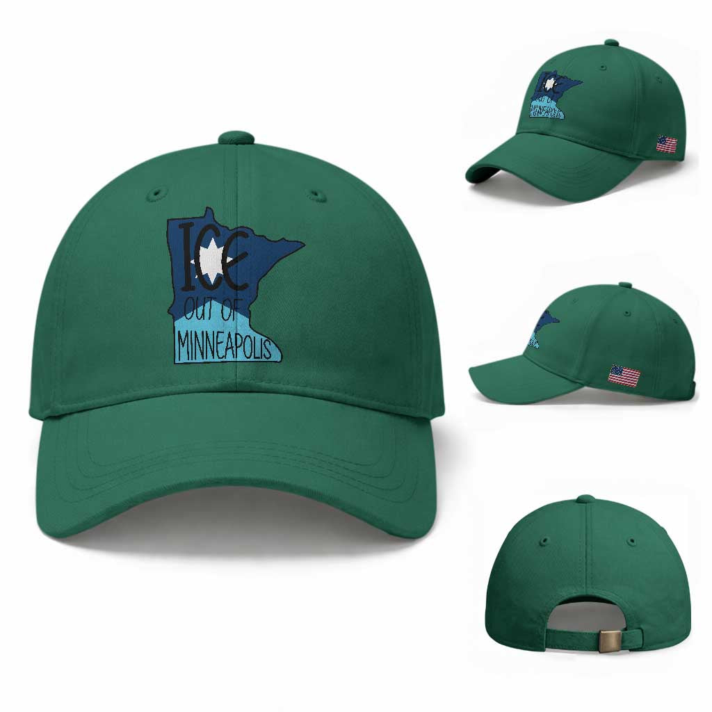 Ice Out Of Minneapolis Baseball Cap Minnesota Community Support Gift