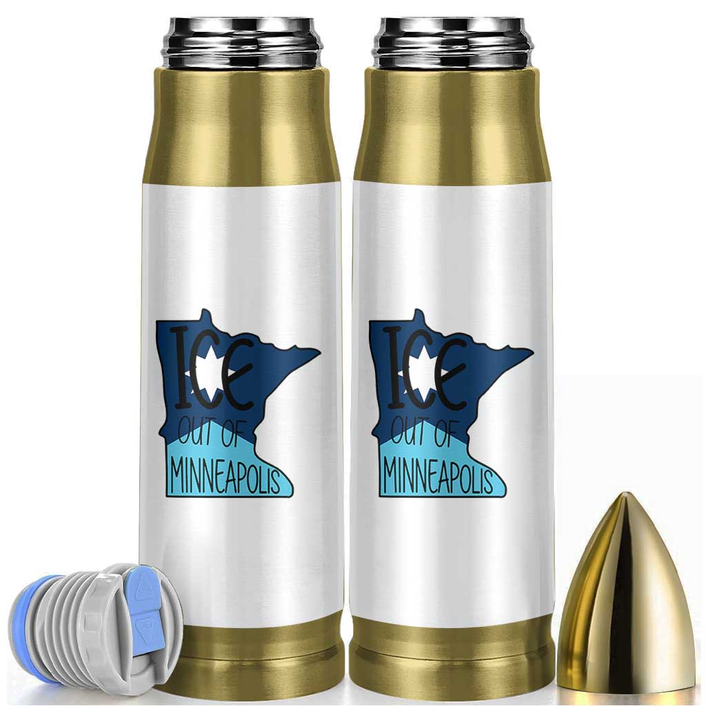 Ice Out Of Minneapolis Bullet Tumbler Minnesota Community Support Gift