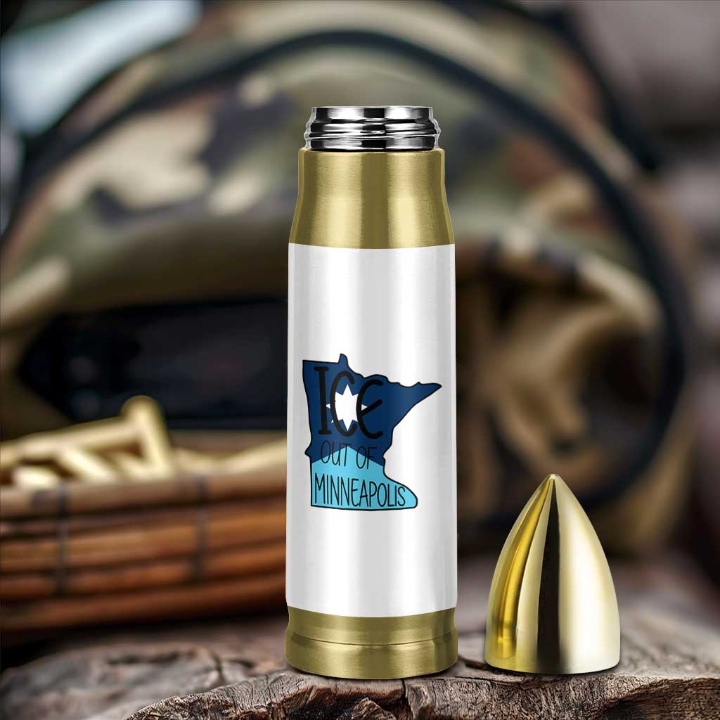 Ice Out Of Minneapolis Bullet Tumbler Minnesota Community Support Gift