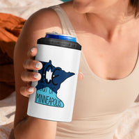Ice Out Of Minneapolis 4 in 1 Can Cooler Tumbler Minnesota Community Support Gift