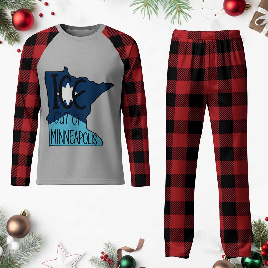Ice Out Of Minneapolis Plaid Pajama Set Minnesota Community Support Gift