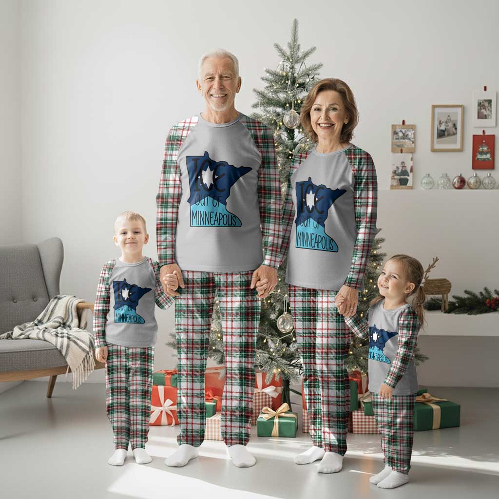 Ice Out Of Minneapolis Plaid Pajama Set Minnesota Community Support Gift