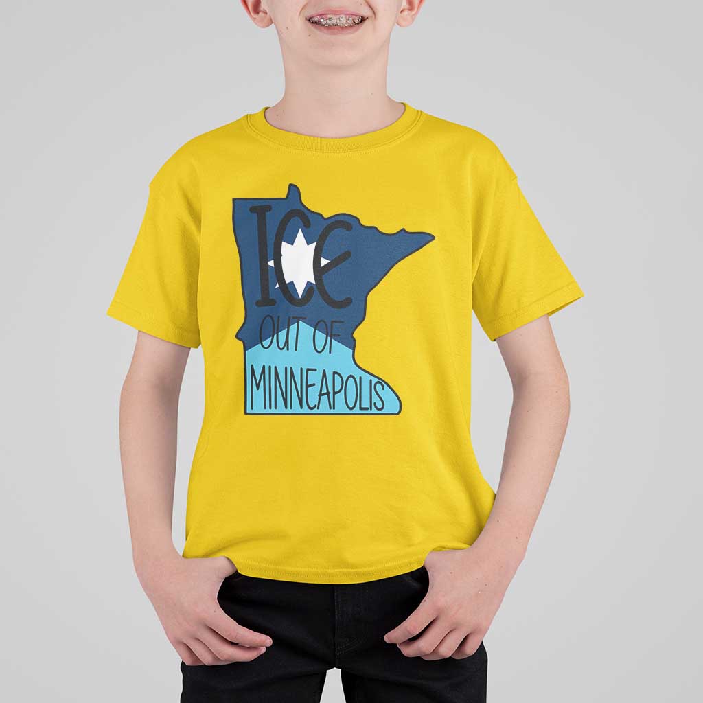 Ice Out Of Minneapolis T Shirt For Kid Minnesota Community Support Gift