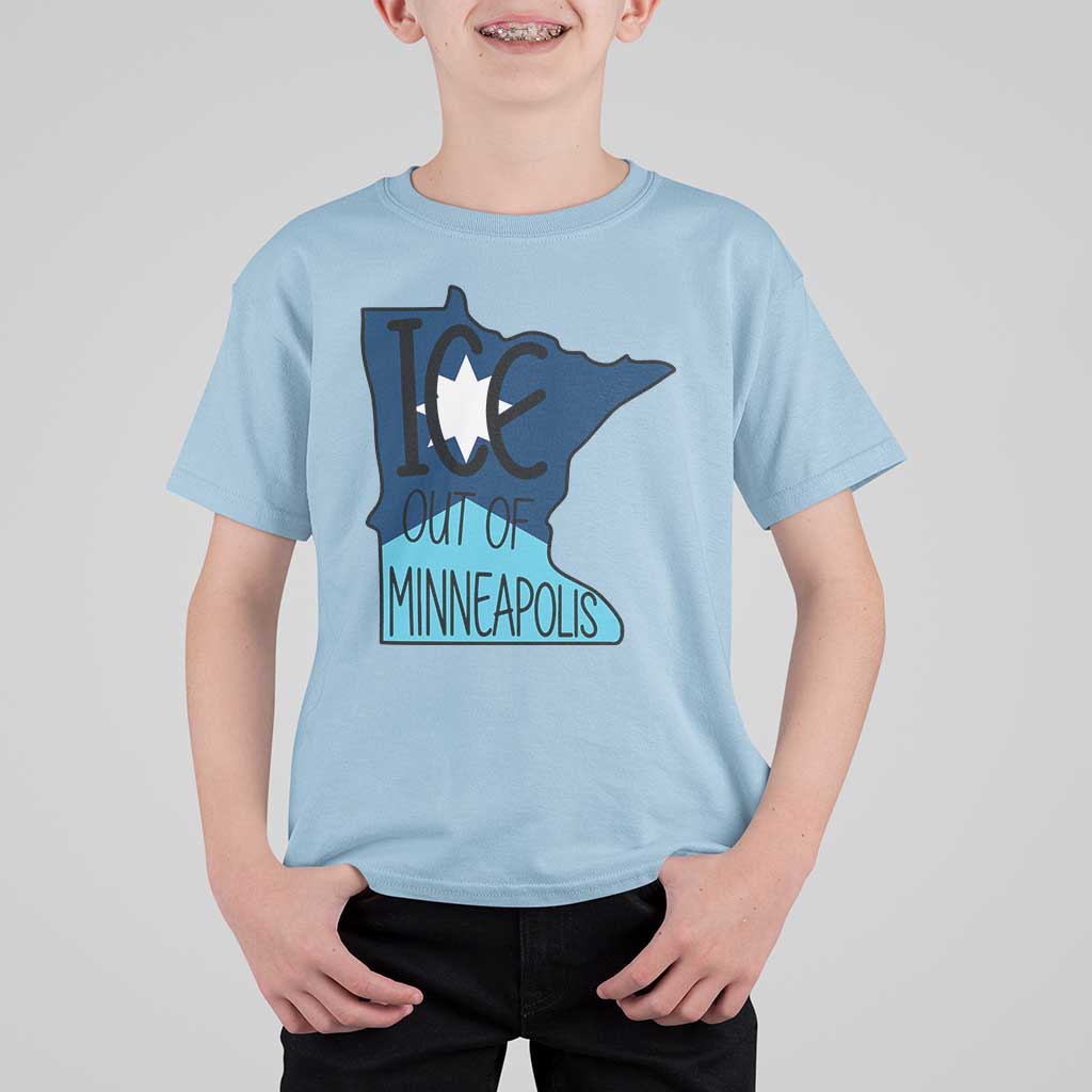 Ice Out Of Minneapolis T Shirt For Kid Minnesota Community Support Gift