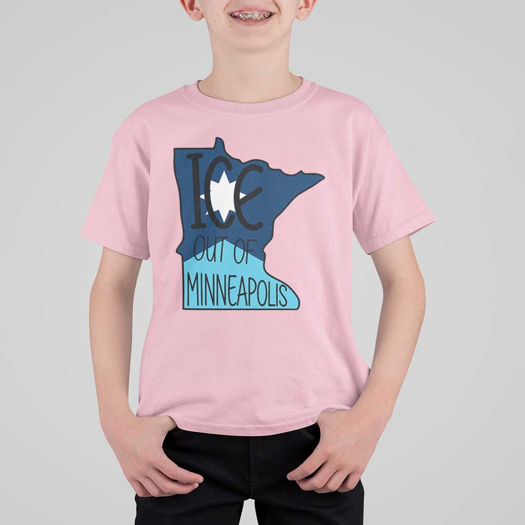 Ice Out Of Minneapolis T Shirt For Kid Minnesota Community Support Gift