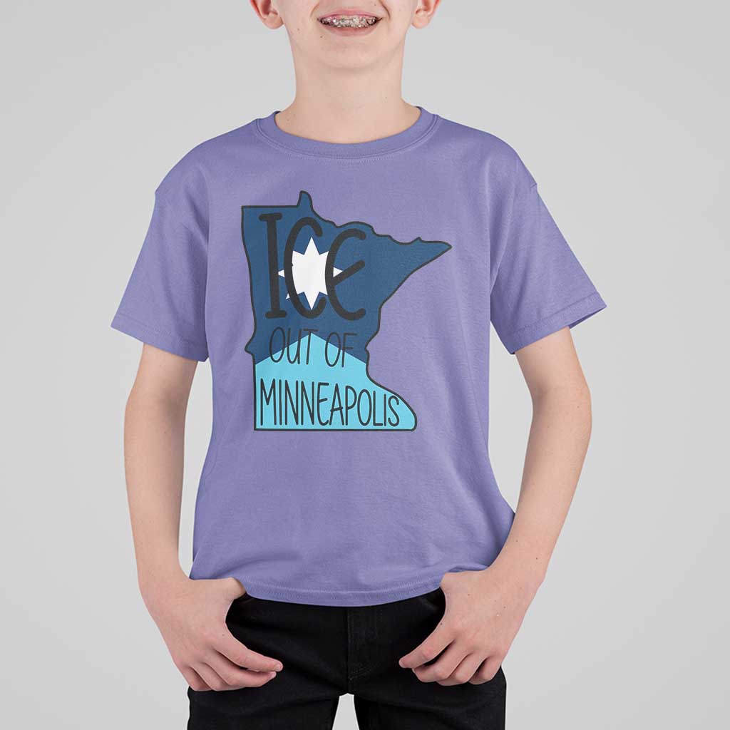 Ice Out Of Minneapolis T Shirt For Kid Minnesota Community Support Gift