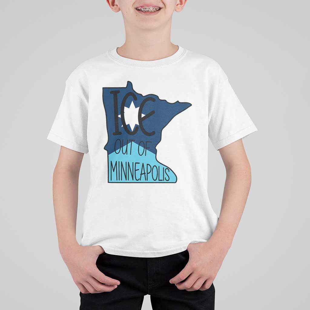 Ice Out Of Minneapolis T Shirt For Kid Minnesota Community Support Gift