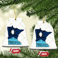 Ice Out Of Minneapolis Ceramic Ornament Minnesota Community Support Gift