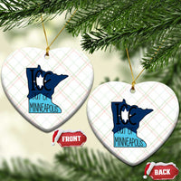 Ice Out Of Minneapolis Ceramic Ornament Minnesota Community Support Gift