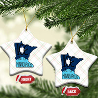 Ice Out Of Minneapolis Ceramic Ornament Minnesota Community Support Gift