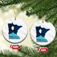 Ice Out Of Minneapolis Ceramic Ornament Minnesota Community Support Gift