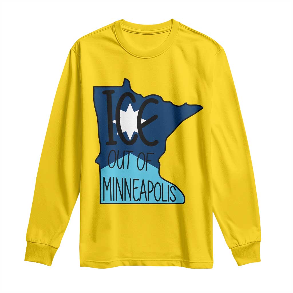 Ice Out Of Minneapolis Long Sleeve Shirt Minnesota Community Support Gift