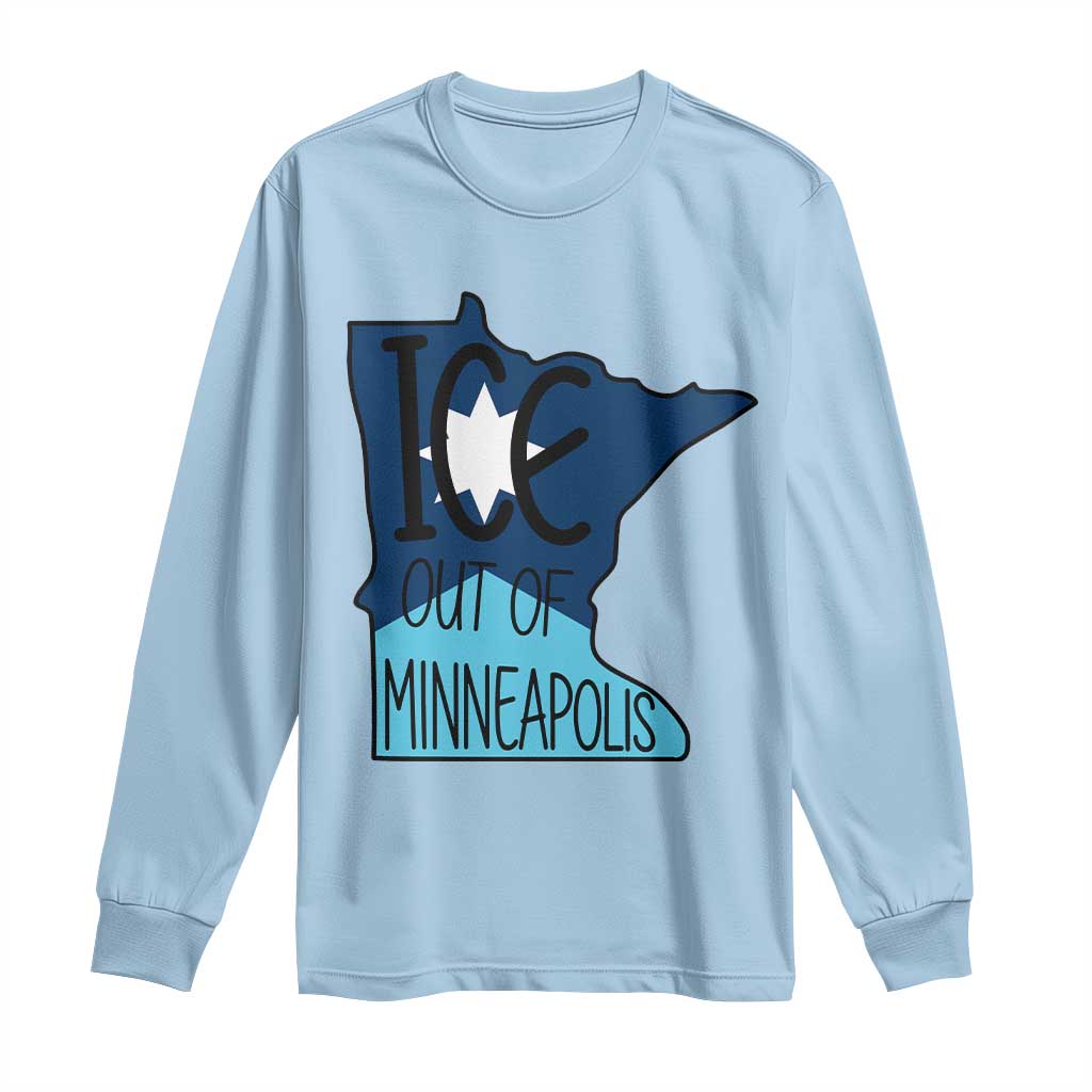 Ice Out Of Minneapolis Long Sleeve Shirt Minnesota Community Support Gift