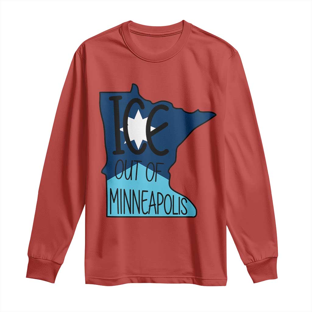 Ice Out Of Minneapolis Long Sleeve Shirt Minnesota Community Support Gift