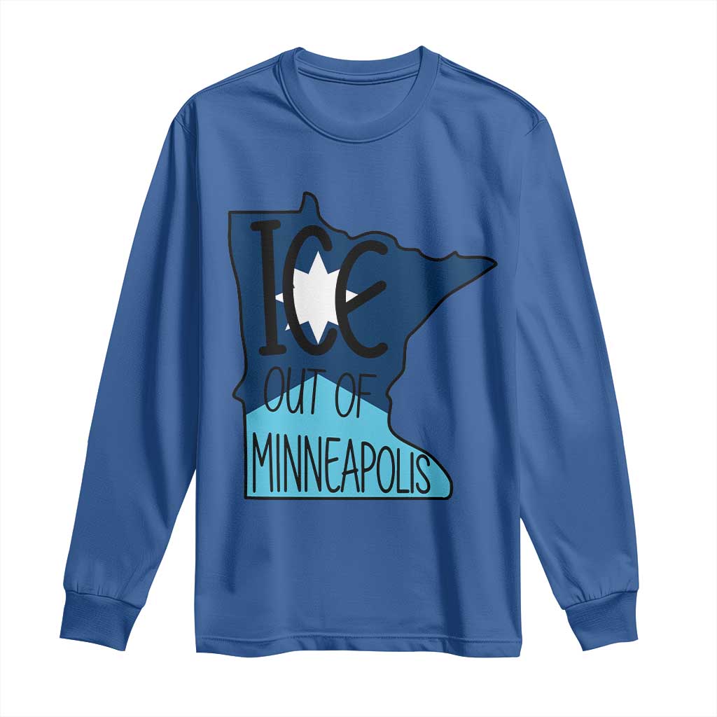 Ice Out Of Minneapolis Long Sleeve Shirt Minnesota Community Support Gift