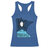 Ice Out Of Minneapolis Racerback Tank Top Minnesota Community Support Gift