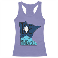 Ice Out Of Minneapolis Racerback Tank Top Minnesota Community Support Gift