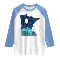 Ice Out Of Minneapolis Raglan Shirt Minnesota Community Support Gift