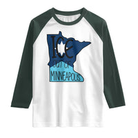 Ice Out Of Minneapolis Raglan Shirt Minnesota Community Support Gift