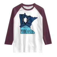 Ice Out Of Minneapolis Raglan Shirt Minnesota Community Support Gift