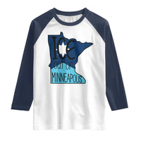 Ice Out Of Minneapolis Raglan Shirt Minnesota Community Support Gift