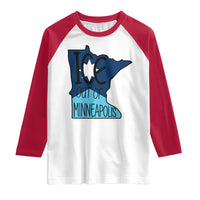 Ice Out Of Minneapolis Raglan Shirt Minnesota Community Support Gift
