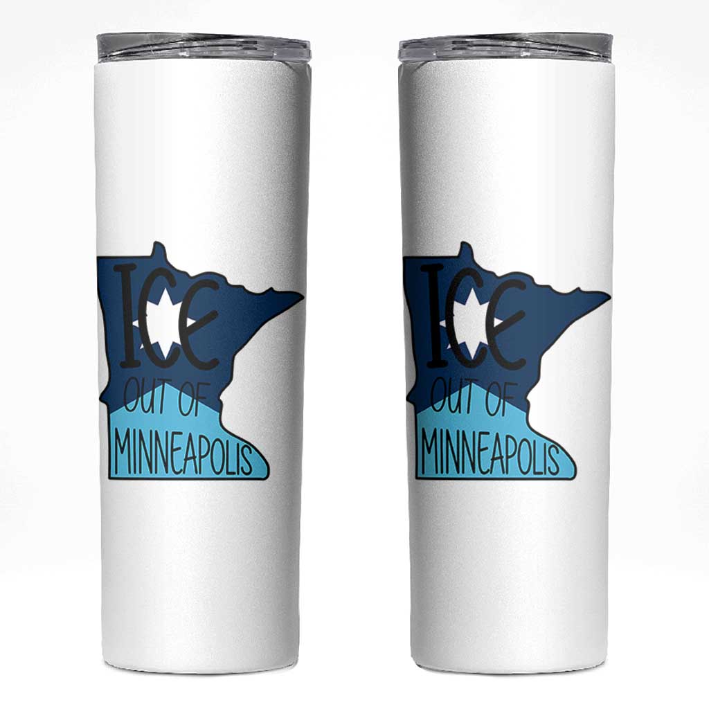 Ice Out Of Minneapolis Skinny Tumbler Minnesota Community Support Gift