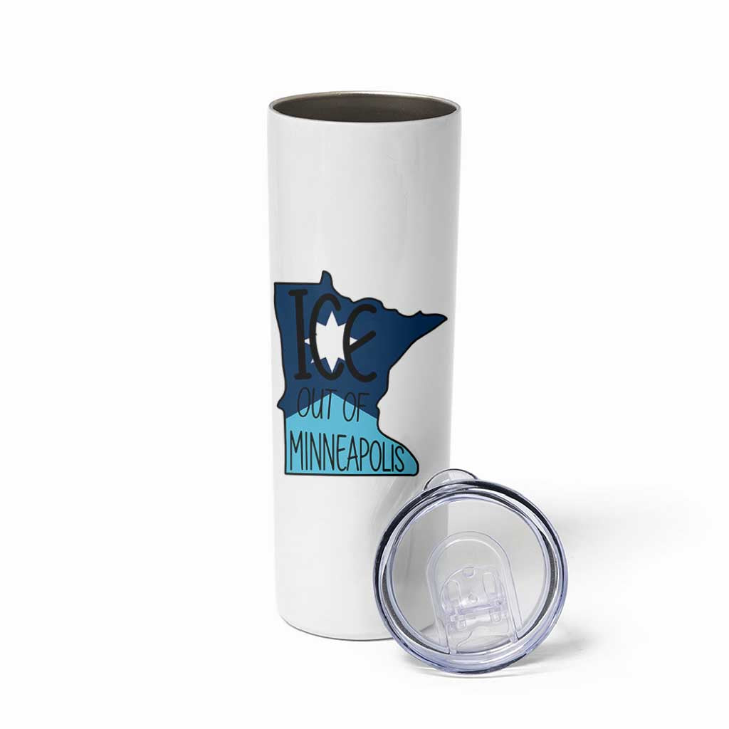 Ice Out Of Minneapolis Skinny Tumbler Minnesota Community Support Gift