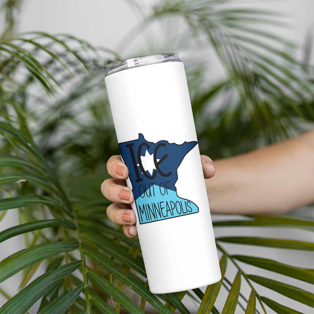 Ice Out Of Minneapolis Skinny Tumbler Minnesota Community Support Gift
