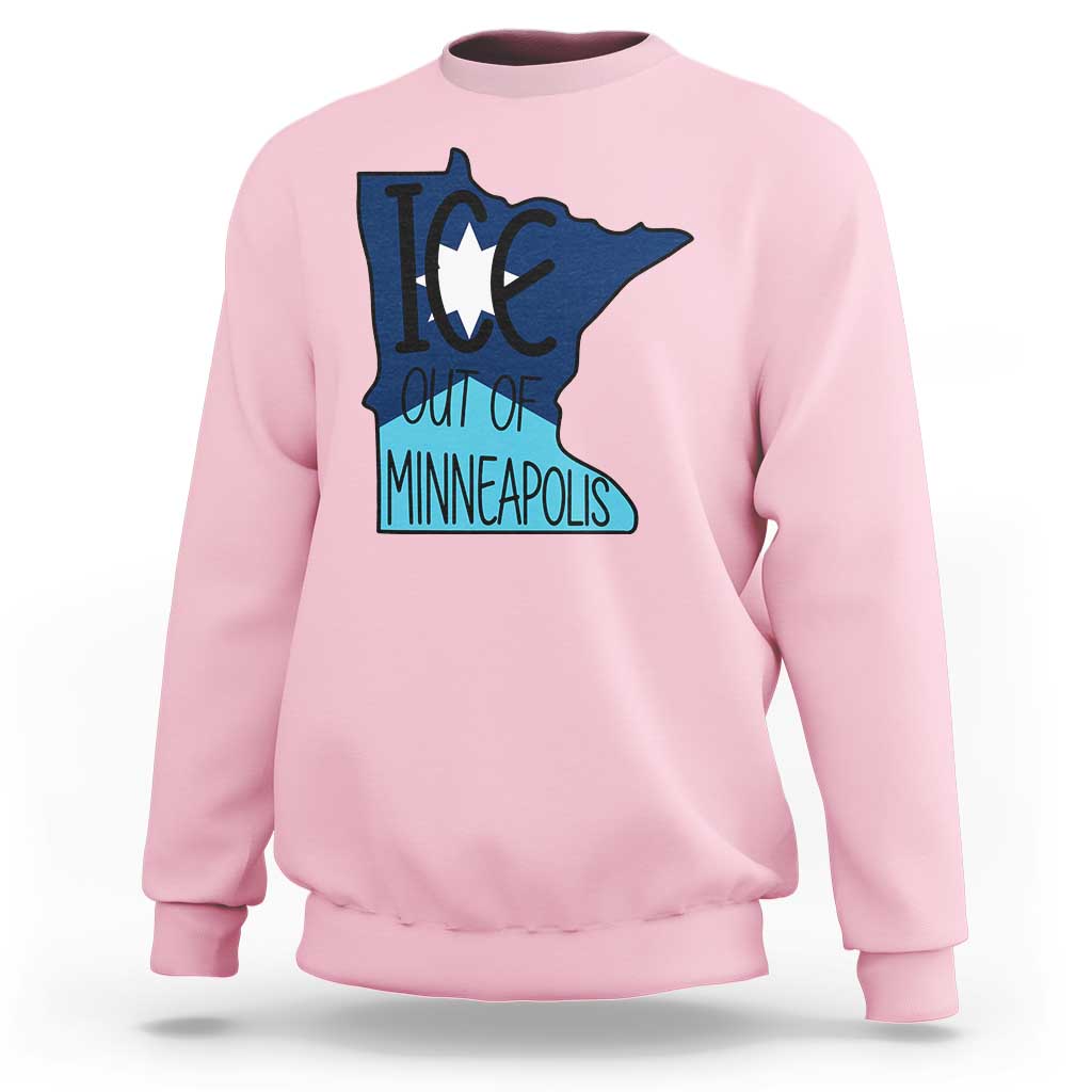 Ice Out Of Minneapolis Sweatshirt Minnesota Community Support Gift