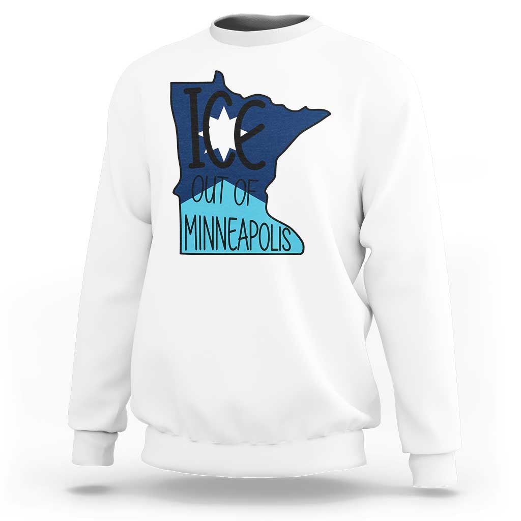 Ice Out Of Minneapolis Sweatshirt Minnesota Community Support Gift