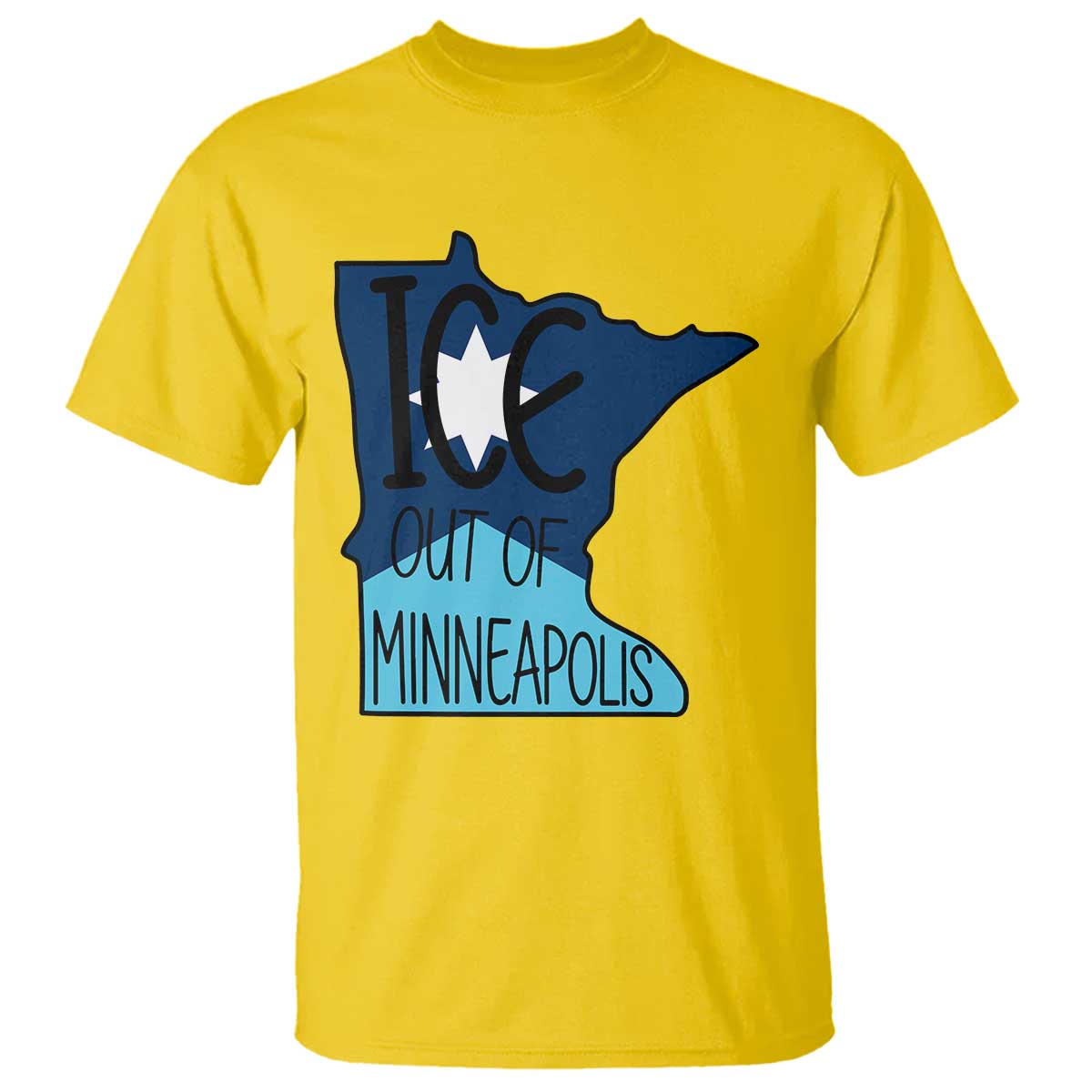 Ice Out Of Minneapolis T Shirt Minnesota Community Support Gift