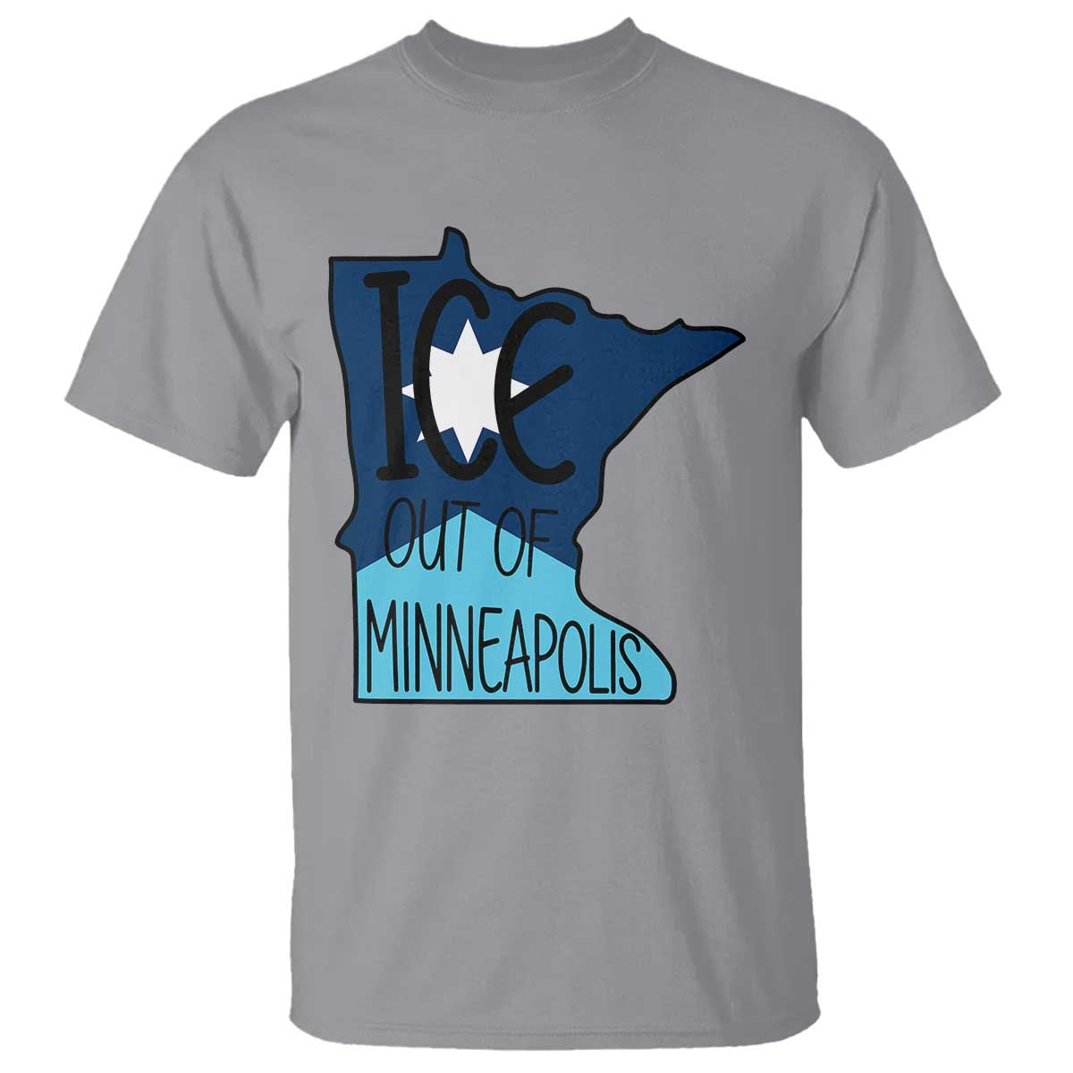 Ice Out Of Minneapolis T Shirt Minnesota Community Support Gift