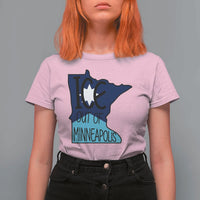 Ice Out Of Minneapolis T Shirt For Women Minnesota Community Support Gift