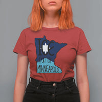 Ice Out Of Minneapolis T Shirt For Women Minnesota Community Support Gift