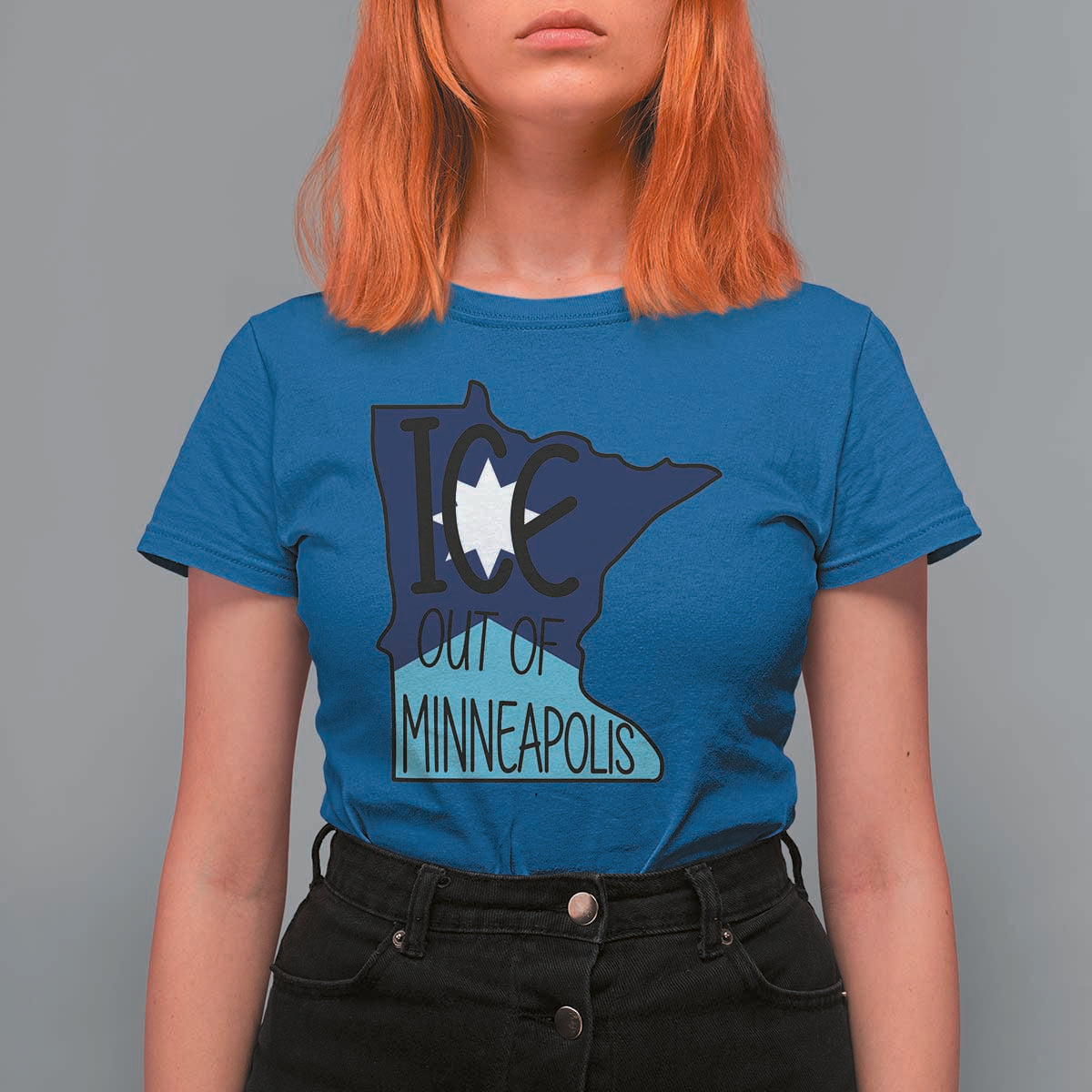 Ice Out Of Minneapolis T Shirt For Women Minnesota Community Support Gift