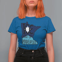 Ice Out Of Minneapolis T Shirt For Women Minnesota Community Support Gift