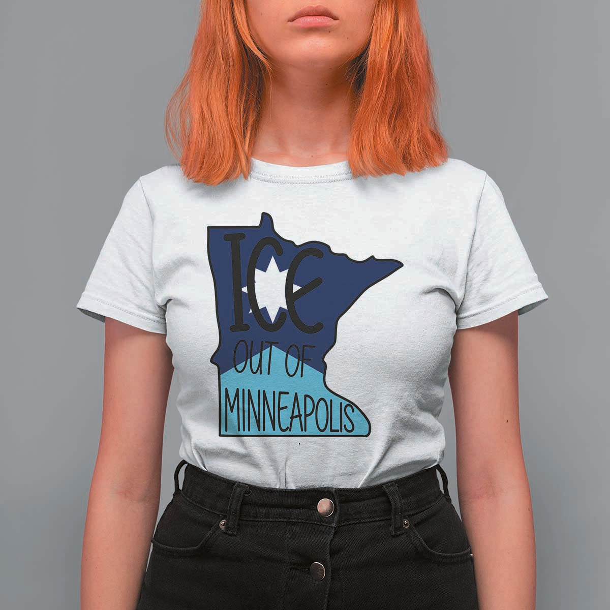 Ice Out Of Minneapolis T Shirt For Women Minnesota Community Support Gift