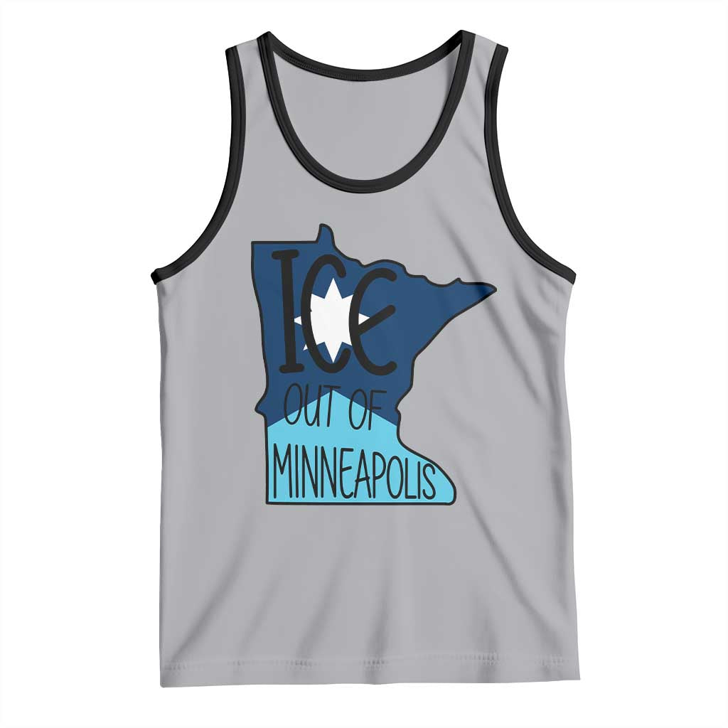 Ice Out Of Minneapolis Tank Top Minnesota Community Support Gift