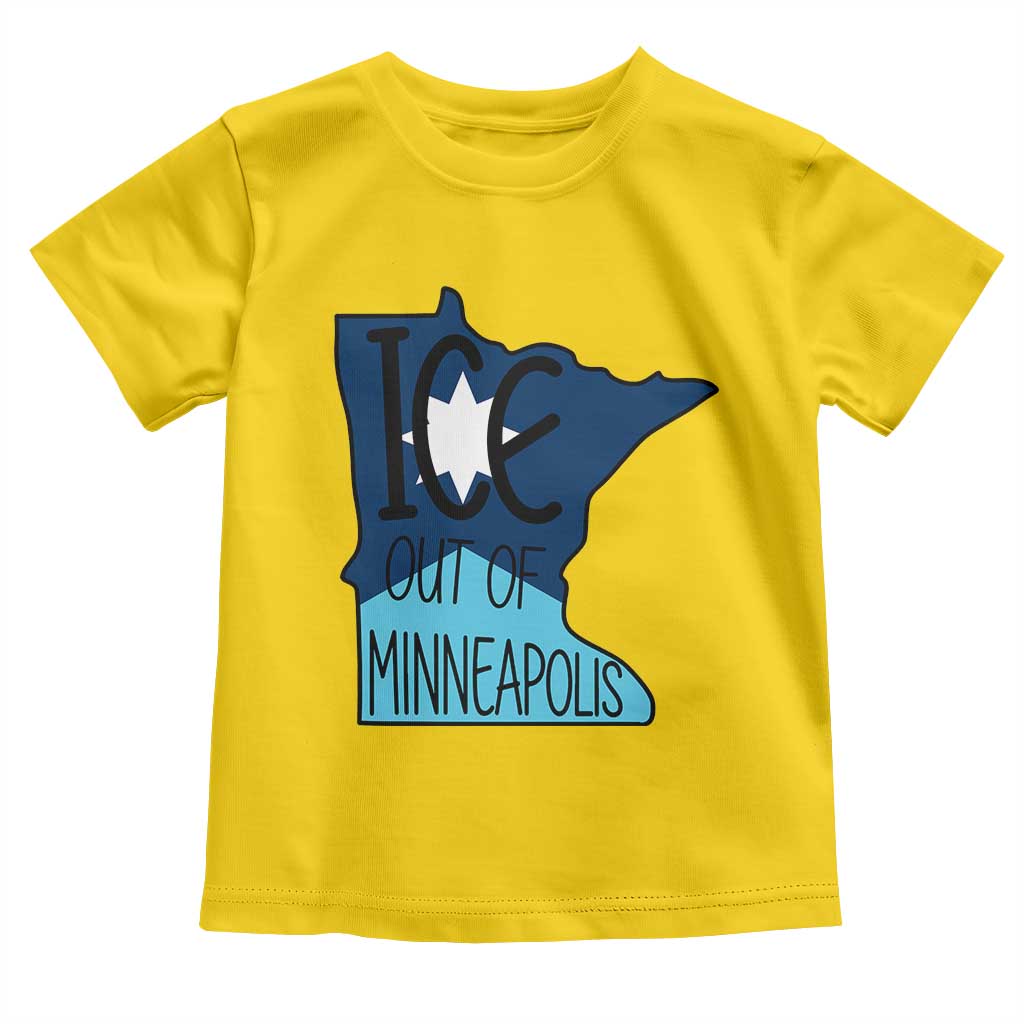 Ice Out Of Minneapolis Toddler T Shirt Minnesota Community Support Gift