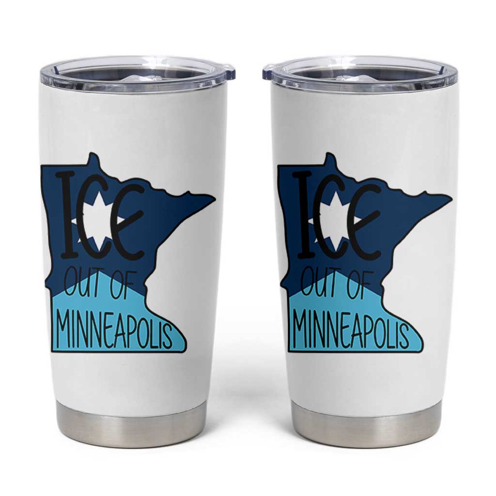 Ice Out Of Minneapolis Tumbler Cup Minnesota Community Support Gift