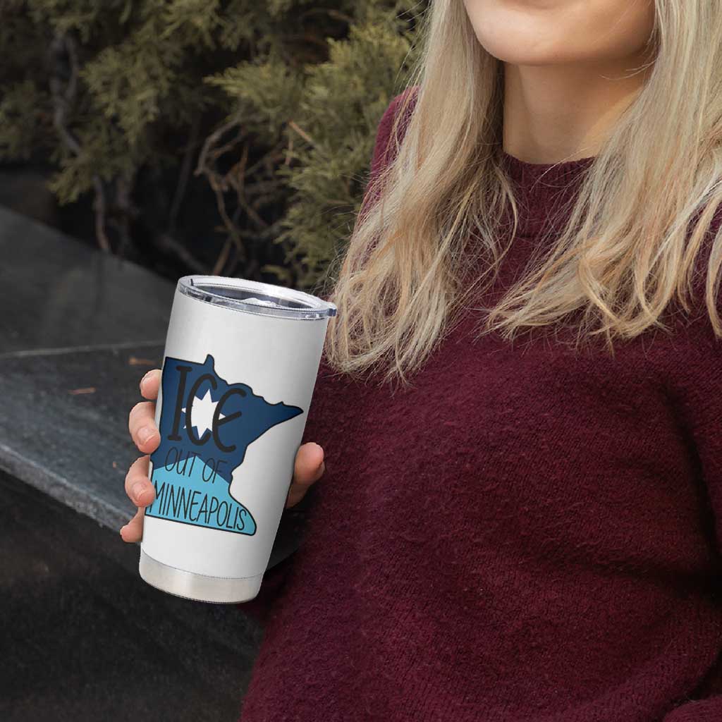 Ice Out Of Minneapolis Tumbler Cup Minnesota Community Support Gift