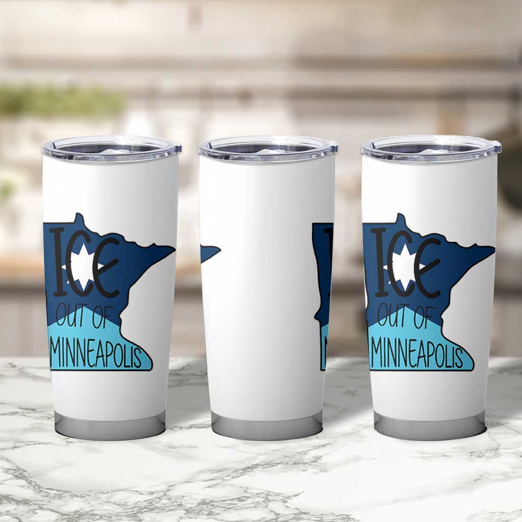 Ice Out Of Minneapolis Tumbler Cup Minnesota Community Support Gift